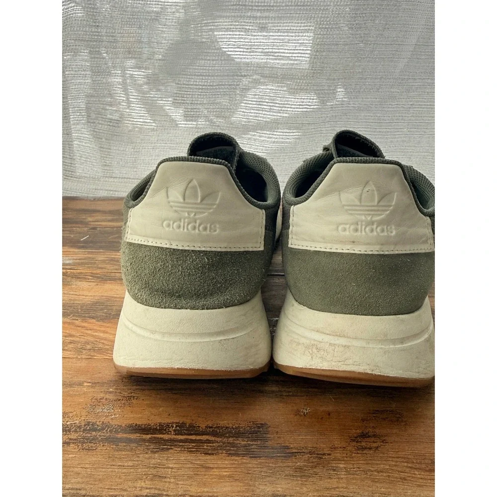 Adidas Originals Flashback Olive Green White Gum Sole Mens‎ 9.5 BY9303